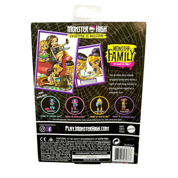 Monster High Cleo Monster Family Pharrah De Nile Doll (FCV72)