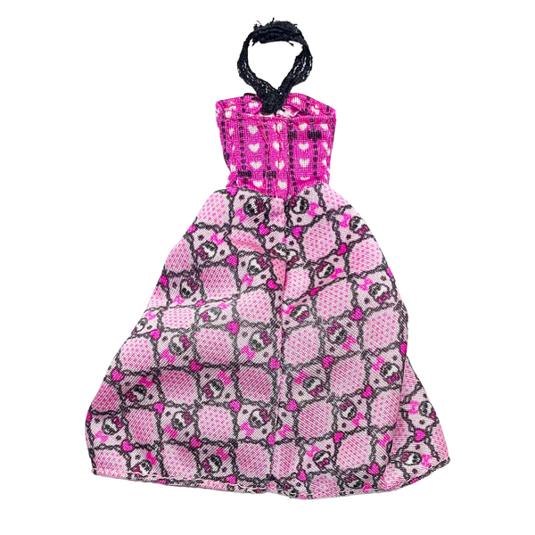 Monster High Draculaura Dot Dead Gorgeous Doll Outfit Replacement Pink Dress