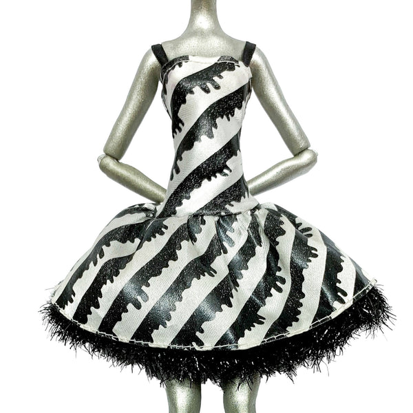 Monster High Sweet Screams Frankie Stein Doll Replacement Black & White Dress