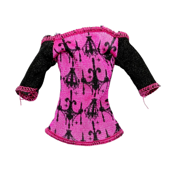 Monster High Scaris City Of Frights Draculaura Doll Outfit Replacement Pink Shirt