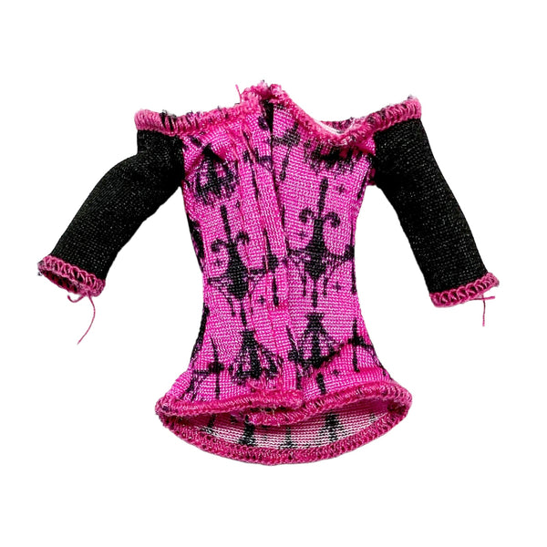 Monster High Scaris City Of Frights Draculaura Doll Outfit Replacement Pink Shirt