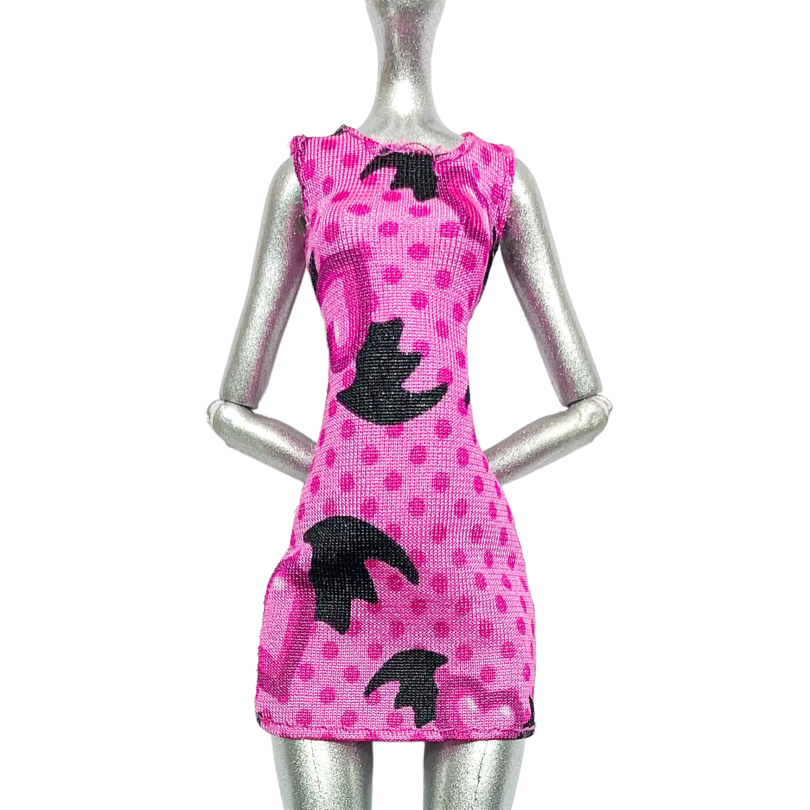 Monster High Draculocker Draculaura Doll Outfit Replacement Pink & Black Dress