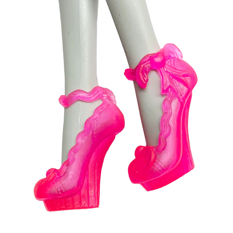 Monster High Draculaura Doll Replacement Neon Brite Pink Shoes