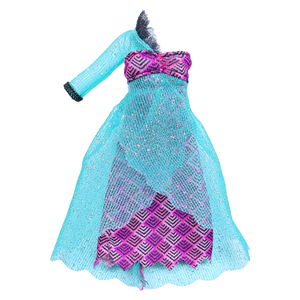 Monster High 13 Wishes Freshwater Lagoona Blue Doll Outfit Replacement Dress