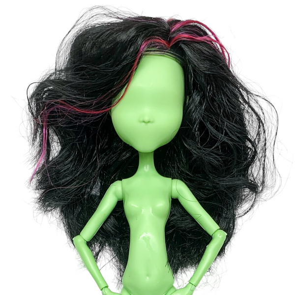 Monster High Create A Monster Harpy Doll Add On Pack Replacement Black Wig