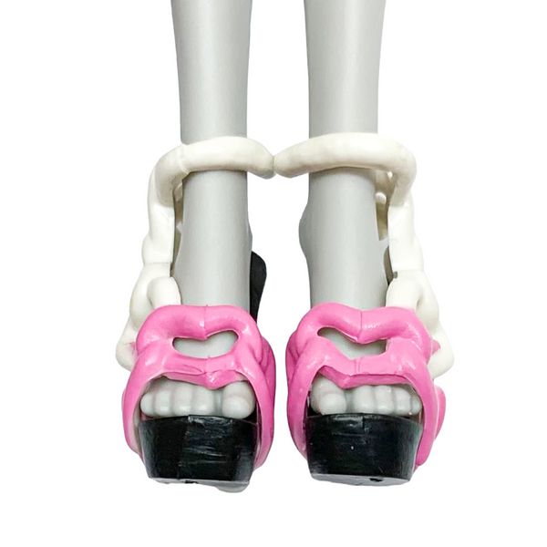 Monster High 1st Wave Original C.A. Cupid Doll Replacement Pink & White Shoes