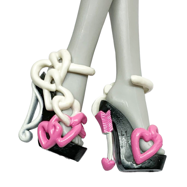 Monster High 1st Wave Original C.A. Cupid Doll Replacement Pink & White Shoes