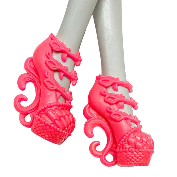 Monster High Freaky Fusion Lagoonafire Lagoona Doll Replacement Pink Shoes