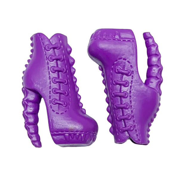 Monster High Freaky Field Trip Clawdeen Wolf Doll Replacement Purple Shoes