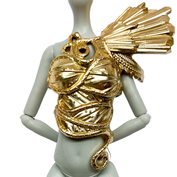 Monster High Boo York Nefera De Nile Doll Replacement Gold Armor Chest Piece