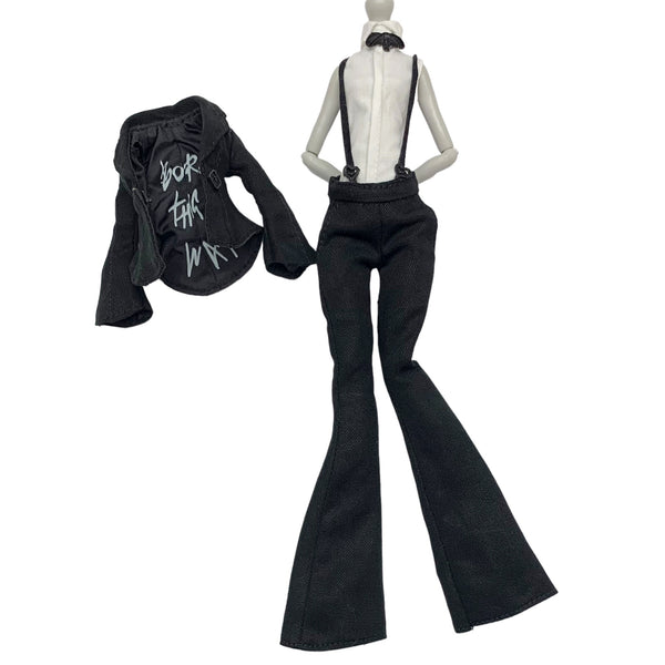 Monster High Born This Way Zomby Gaga (Lady Gaga) Doll 3 Piece Black Suit Outfit