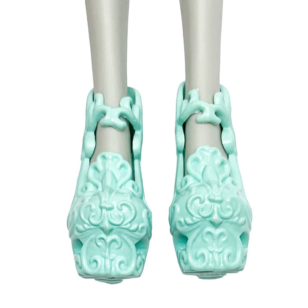 Monster High Ghoul Chat Rochelle Goyle Doll Replacement Mint Green Shoes