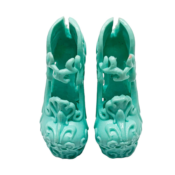 Monster High Ghoul Chat Rochelle Goyle Doll Replacement Mint Green Shoes