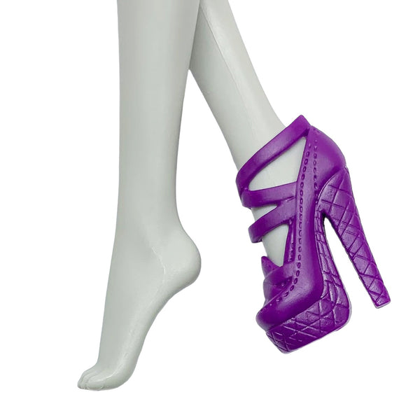 Monster High Create A Monster 3 Eyed Ghoul Doll Replacement Right Purple Shoe