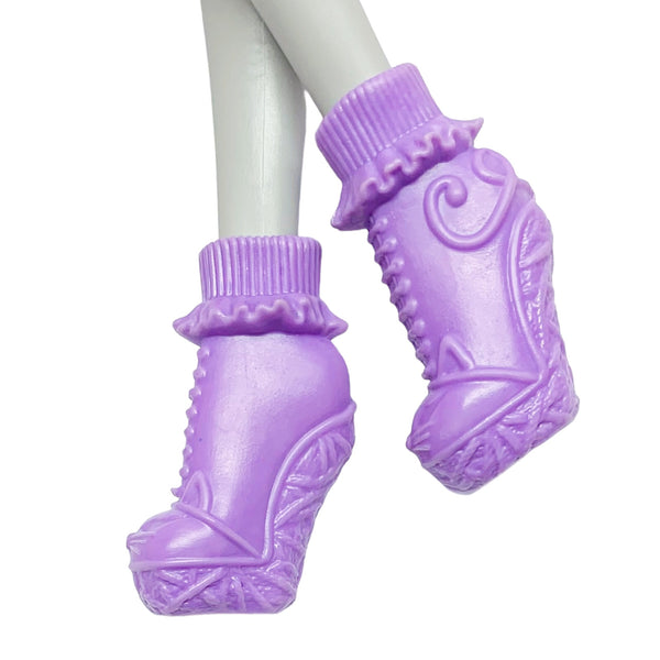 Monster High Catrine DeMew Ghoul Chat Doll Replacement Purple Cat Style Shoes