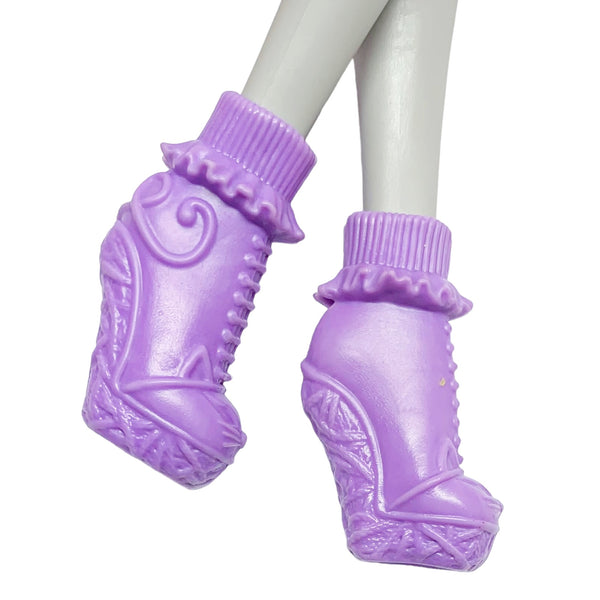 Monster High Catrine DeMew Ghoul Chat Doll Replacement Purple Cat Style Shoes