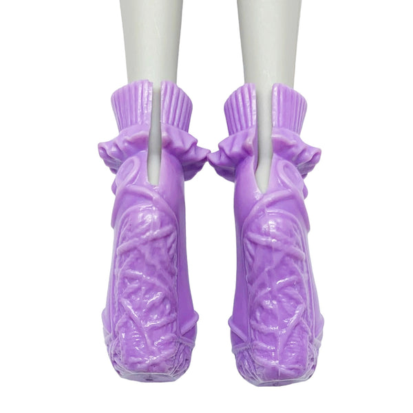 Monster High Catrine DeMew Ghoul Chat Doll Replacement Purple Cat Style Shoes