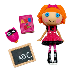 Mini Lalaloopsy #8 Of Series 1 Bea Spells A Lot Doll Pet Owl & Accessories