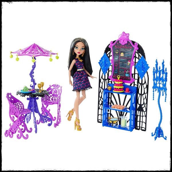 Monster High Cleo De Nile Scream & Sugar Cafe Playset (DPX08)