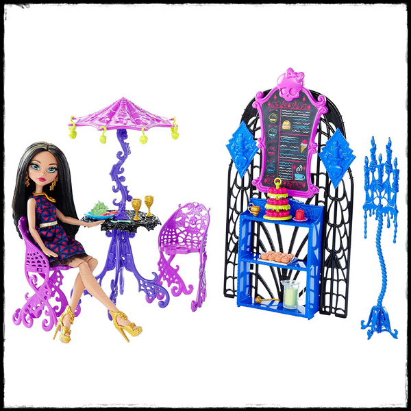 Monster High Cleo De Nile Scream & Sugar Cafe Playset (DPX08)