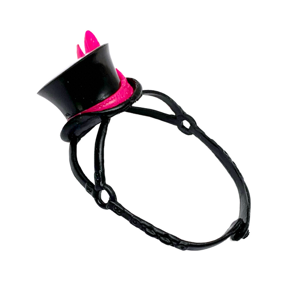 Monster High Freaky Fusion Avea Trotter Doll Replacement Black Riding Hat Headpiece