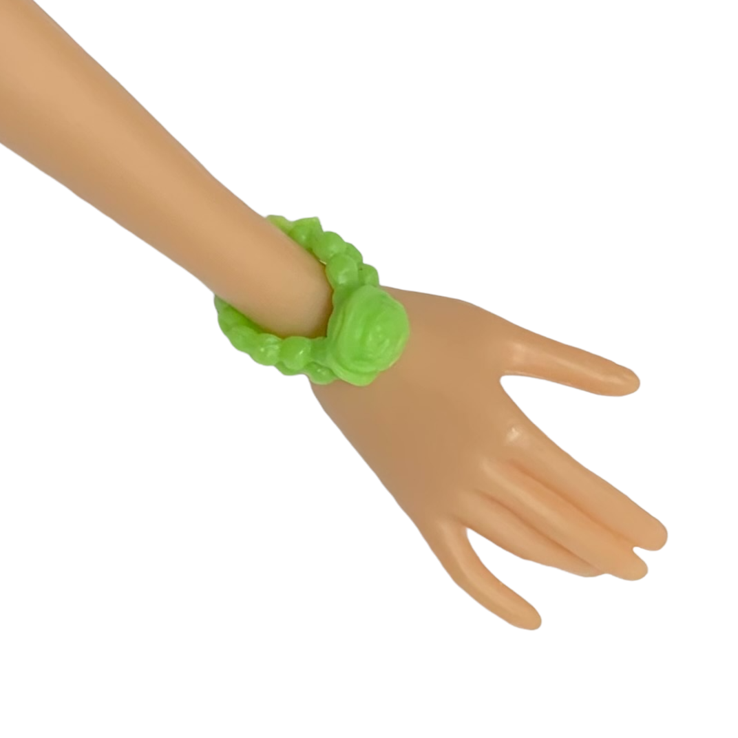 Winx Club Flora City Style Doll Replacement Green Flower Bracelet