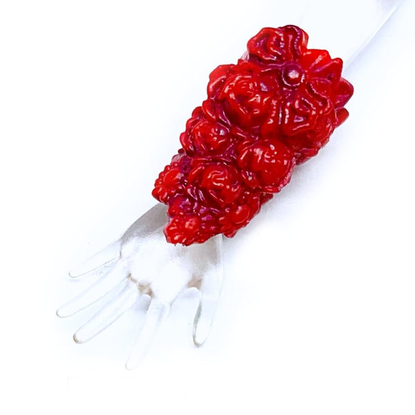 Ever After High Thronecoming Apple White Doll Replacement Red Corsage Bracelet