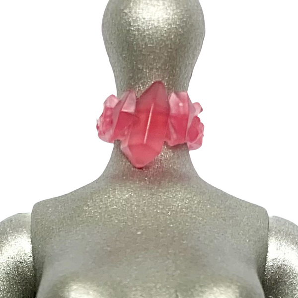Monster High Abbey Bominable Doll Fashion Pack Outfit Replacement Pink Crystal Necklace