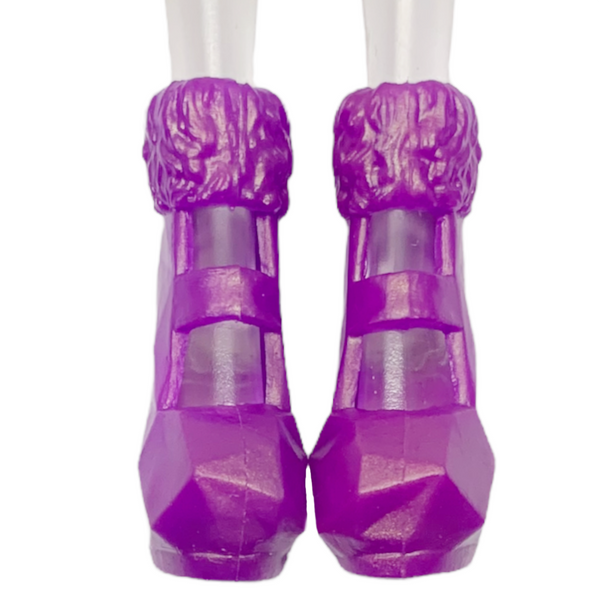 Monster High Geek Shriek Abbey Bominable Doll Replacement Purple Shoes