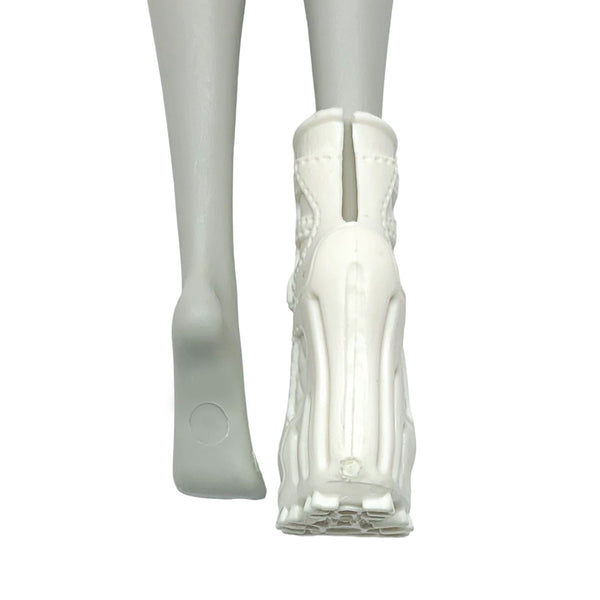 Monster High 1st Wave Original Abbey Bominable Doll Replacement Right Shoe White Boot