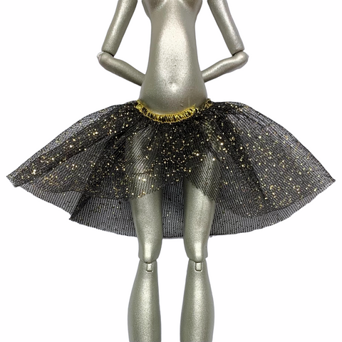 Ever After High Apple White Mirror Beach Doll Outfit Replacement Black Tulle Skirt