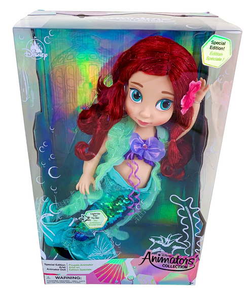 Disney Animators' The Little Mermaid 30th Anniversary Special Edition Light-Up Ariel Doll