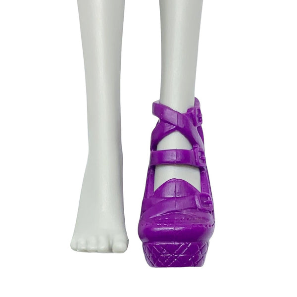 Monster High Create A Monster 3 Eyed Ghoul Doll Replacement Left Purple Shoe