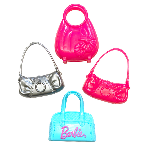 Barbie Fuzzy Pink Purse Plush Tote Bag By Skinny Dip Signature Bag Chain  Strap | eBay