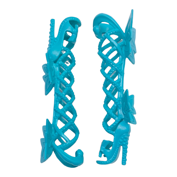 Mattel Barbie Doll Replacement Butterfly Fairy Princess Power Style Blue Tall Strappy Shoes