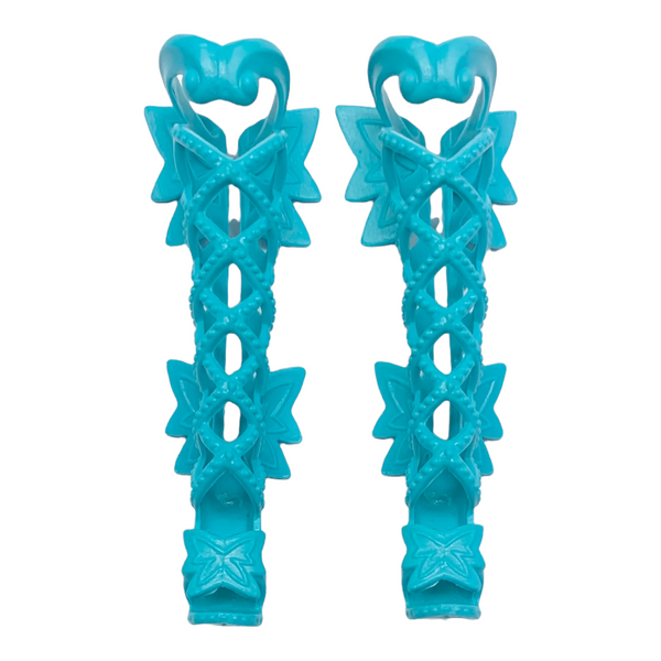 Mattel Barbie Doll Replacement Butterfly Fairy Princess Power Style Blue Tall Strappy Shoes