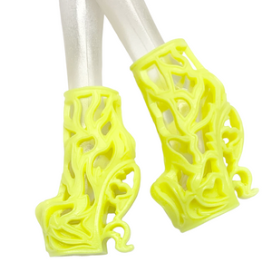 Monster High Freaky Fusion Bonita Femur Doll Replacement Yellow Shoes