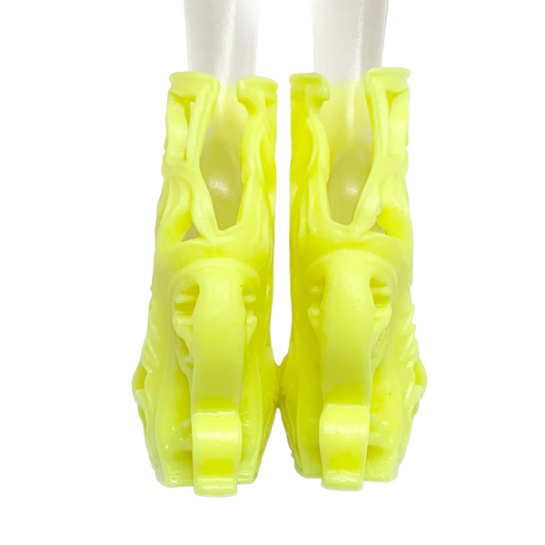 Monster High Freaky Fusion Bonita Femur Doll Replacement Yellow Shoes