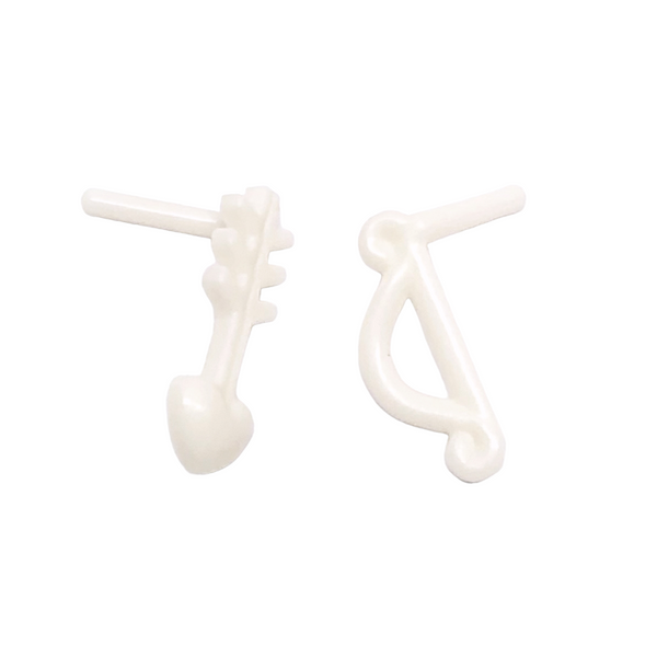 Monster High C.A. Cupid Doll Replacement White Bow & Arrow Earrings