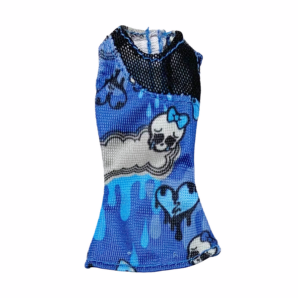 Monster High Deluxe Inner Monster Genie Doll Replacement Blue Tank Top Shirt