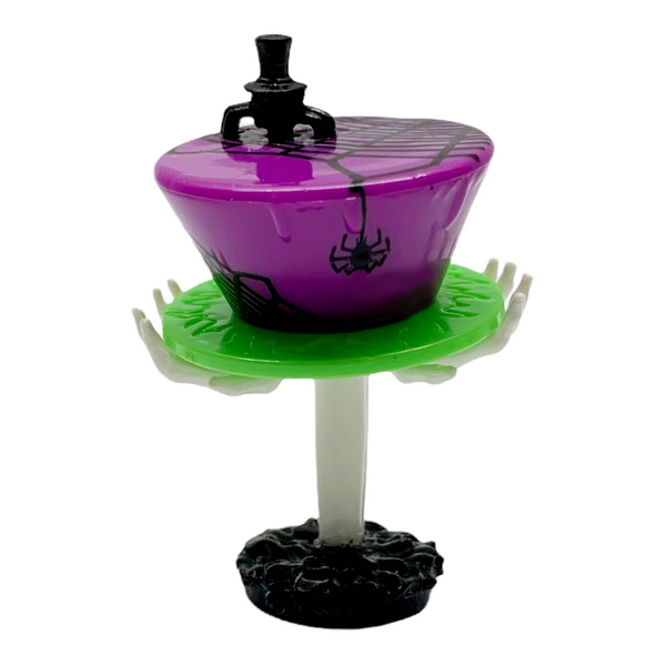 Monster High Ghouls Rule Abbey Bominable Doll Replacement Skeleton Cake With Stand