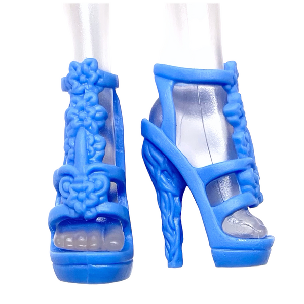 Monster High Catrine DeMew Gloom & Bloom Doll Replacement Blue Shoes