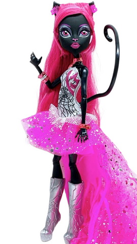 Monster High Friday The 13th Catty Noir Black Cat Doll With Outfit