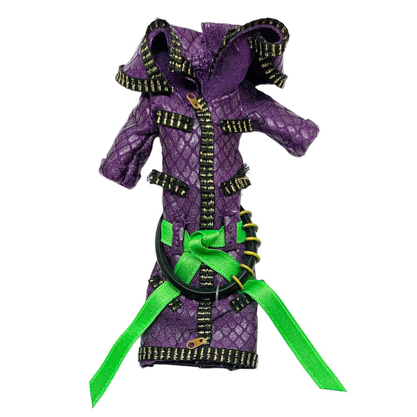 Monster High Dawn Of The Dance Clawdeen Wolf Doll Outfit Replacement Purple Dress With Belts