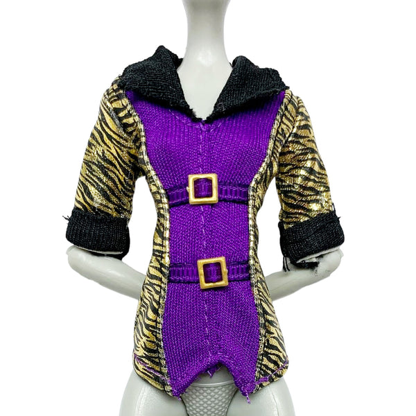 Monster High Clawdeen Fashion Pack Entrepreneur's Club Outfit Replacement Gold Shirt