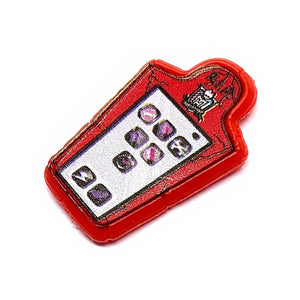 Monster High Frights Camera Action Clawdia Wolf Doll Replacement Red Tombstone Tablet
