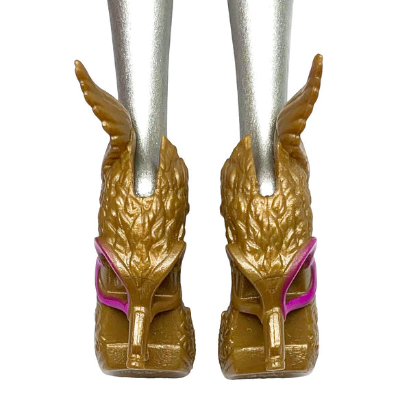 Ever After High First Chapter C.A. Cupid Doll Replacement Bronze Shoes