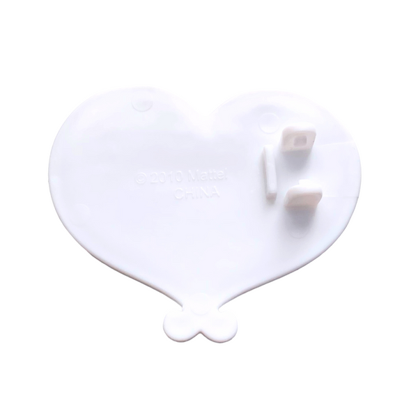 Monster High Coffin Bed Draculaura Doll Size Replacement White Heart Table Part