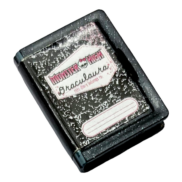 Monster High Coffin Bed Draculaura Doll Size Replacement Mini Diary Journal Book Part