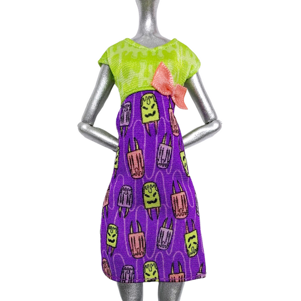 Monster High Ice Scream Ghouls Clawdeen Doll Outfit Replacement Dress